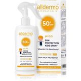 Alldermo SPF50+ Güneş Kremi Sprey 200 ml Suya Dayanıklı Özellikte Yaz İçin İdeal Koruma