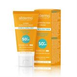 Alldermo Yağlı Ve Akneye Eğilimli Ciltler İçin Güneş Kremi Spf50 50 Ml