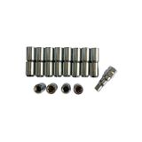 Allen Başlı Bijon Somunu M12x1.5 Diş 32mm Krom Kaplama, 20 Adet + sökme adaptörü Hex=12
