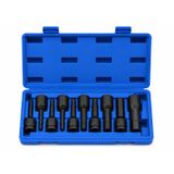 Allen Bits Lokma Seti 10 Parça 1/2" Cr-Mo Çeliğicr-Mo Darbeli Uzun Alyan Lokma Takımı H5-H19 78 Mm
