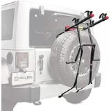 Allen Sports Deluxe 2-Bisiklet Yedek Lastik Monteli Taşıyıcı, Model 322DN, Siyah