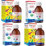 Allergo Vitagil Multivitamin-Mineral Şurup 250 ml ve Vitaglucan Beta-Glucan Vitamin Şurup 150 ml Seti x 2 Adet