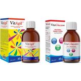 Allergo Vitagil Multivitamin-Mineral Şurup 250 ml ve Vitaglucan Beta-Glucan Vitamin Şurup 150 ml Seti
