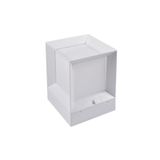Alles 22.5 x 22.5 x 28 cm Beyaz Kasa Set Üstü Küp Bahçe Armatürü Dış Mekan Aplik