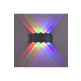ALLES 8W RGB ÇİFT YÖNLÜ 4LÜ DIŞ MEKAN DEKORATİF LED APLİK
