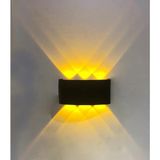 Alles Çift Yönlü 3lü Duvar Aplik Dekoratif Dış Mekan Amber LED Aydınlatma - RGB