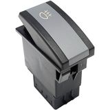 Allestock 24 V 6 Pin Ampullü Otokar Kent Otobüs Ön Sis Lambası Anahtar Düğme Rocker Switch
