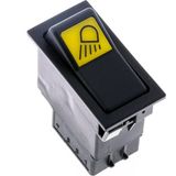 Allestock Ampullü 24V Universal Arka Çalışma Genel Hizmet Lamba Düğmesi Anahtarı 2 Pin Rocker Switch