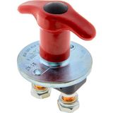 Allestock Isıya Dayanıklı Çevirmeli Metal Akü Devre Kesici Şalter - 12/24V 150A