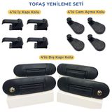 Allestock Tofaş Doğan Kartal Şahin Murat 131 12'li Set Kapı ve Cam Kolları