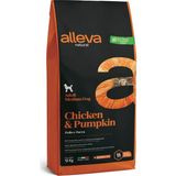 Alleva Natural Tavuklu & Balkabağı Düşük Tahıllı Orta Irk Yetişkin Köpek Maması 12 Kg