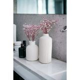 ALLEZA HOME Dekoratif Iskandinav Tarz Mini Ve Uzun Beton Vazo Set Ikili