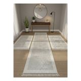 ALLGELSİN Yatak Odası Halısı Seti 3 'lü Yatak Odası Halı Takımı 2 Adet 80x150 1 Adet 80x300 Cm Halı Seti