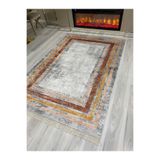 ALLGELSİN Yıkanabilir Kaymaz Taban Salon ve Oturma odası Halısı 4m² Dört ve 6m² Altı Ölçü