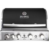 Allgrill Built-In Serisi 4 + 1 Gazlı Barbekü (Siyah)