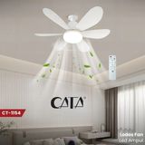 Allians 200W Lodos Fanlı LED Ampul 6400K Beyaz Işık, Enerji Tasarruflu ve Dayanıklı - Seçenek 1 - Ahşap - Beyaz