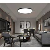 Allians 24W LED Avize, Beyaz Işık, Tavana Sıfır, Bahçe, Balkon, Banyo Için Ideal - Seçenek 1 - Ahşap - Beyaz