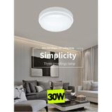 Allians 30W Yuvarlak LED Tavan Lambası, Çok Yönlü Aydınlatma, 6500K - Seçenek 1 - Ahşap - Beyaz