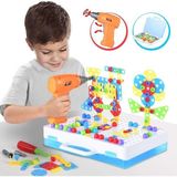 Allians 3D Puzzle ve Oyun Tamir Çantası + Pilli Matkap Seti, Eğlence ve Yaratıcılık Için - Seçenek 1