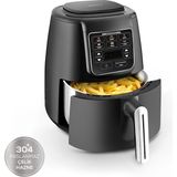 Allians 4l Çelik Airfryer, Köz ve Steel Xl, Siyah Gümüş, 4 Kişilik, Pratik Kullanım - Ahşap
