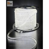 Allians 5 mt Beyaz 220V 3 Çipli Su Geçirmez Dış Mekan LED Şerit Işık - Ahşap - Beyaz