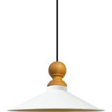 Allians Ahşap Retro Avize, Restoran, Kafe, Salon, Çocuk ve Genç Odası Için Şık Işık - Seçenek 1 - Ahşap - Beyaz