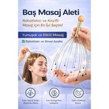 Allians Baş Boyun ve Saç Masaj Aleti, Rahatlatıcı ve Ferahlatıcı Deneyim - Cappuccino