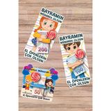 Allians Bayram Harçlık Kartı 10'lu Set, Çocuklar Için Hediye ve Tebrik Kartı - Açık Bej - Seçenek 1