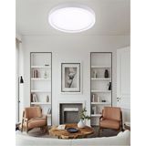 Allians Beyaz 6500K LED Tavan Lambası, Banyo, Balkon, Tuvalet Için Aydınlatma - Seçenek 1 - Ahşap - Beyaz