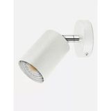 Allians Beyaz LED Spot Aplik, Hareketli Duvar Lambası Günışığı Ampullü - Seçenek 1 - Ahşap