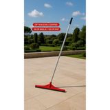 Allians Çift Kauçuklu 55 cm Yer Temizleme Seti + 120 cm Metal Saplı Tutma Uçlu Aparat - Antrasit - Seçenek 1