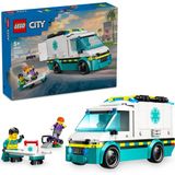 Allians City Acil Yardım Ambulansı 60451 Model Oyuncak Yapım Seti (184P) - Seçenek 1