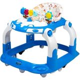 Allians Colorjoy Lüx Robot Yürüteç, Oyuncaklı ve Eğitici, Kornalı Mavi Hoppala - Ahşap - Ceviz