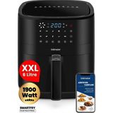Allians Dijital Dokunmatik Airfryer 1900W, 6l, 10 Ön Ayar, Yağsız Kızartma - Ahşap