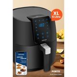 Allians Dijital Portatif Airfryer 10 Ön Ayarlı, Yağsız Kızartma, Sıcak Hava Fritöz - Ahşap