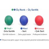 Allians El Sıkma Egzersiz Topları Seti – 3 Farklı Sertlikte, Güçlendirme Eğlencesi - Açık Bej