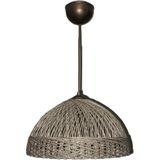 Allians El Yapımı Bohem ve Rustik Hasır Sarkıt Avize, Modern Tasarım 16*30 - Seçenek 1 - Amber