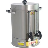 Allians Elektrikli Çay Makinesi ve Semaver, 120 Bardak, 12 Litre Kapasite - Altın - Gri