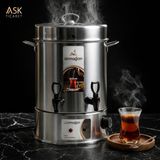 Allians Elektrikli Semaver, 60 Bardak Kapasite, Pratik ve Şık Çay Otomatı