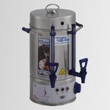 Allians Elektrikli Semaver 80 Bardak 8 Litre Çay Makinesi Otomatı Krom - Altın - Gri