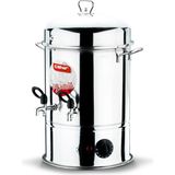 Allians Elektrikli Semaver Metal Musluk 40 Bardak, Pratik ve Şık Tasarım - Altın