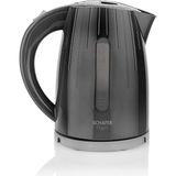Allians Elektrikli Su Isıtıcı Kettle, 25003, Gri, Hızlı ve Güvenilir Isıtma - Ahşap - Beyaz