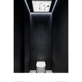 Allians Gecemsi Tasarım LED Avize, Yatak Odası Aydınlatması, Büyük Boy 60CM x 60CM - Seçenek 1 - Açık Bej