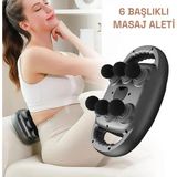 Allians Geliştirilmiş 6 Başlıklı Şarjlı Masaj Aleti, Güçlü ve Çok Fonksiyonlu