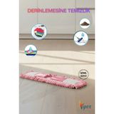 Allians Iki Adet 40 cm Mikrofiber Şönil Püsküllü Yedek Mop Başlığı Seti - Açık Kahverengi - Seçenek 1
