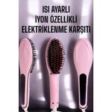 Allians Isı Ayarlı Saç Düzleştirici Tarak, Yıpranma Önleyici ve Kolay Kullanım - Altın - Seçenek 1
