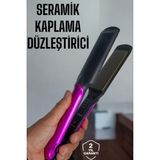 Allians Isı Ayarlı Seramik Kaplama Saç Düzleştirici, Güçlü ve Şık Tasarım - Açık Bej - Seçenek 1