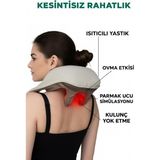 Allians Isıtmalı Şarjlı Masaj Aleti ile Rahatlatıcı Vücut Masajı - Cappuccino