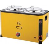 Allians Jumbo Çorba Kazanı, 9+9 L, Dayanıklı ve Şık Tasarım - Altın