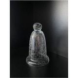 Allians Kandil Avize Camı, 16X10,5 Cm, Şık ve Dayanıklı Dekoratif Cam Parça - Seçenek 1 - Ahşap - Beyaz